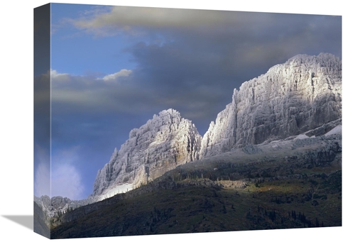 Global Gallery GCS-396394-1216-142 12 x 16 in. Snow Dusted Mountains&#