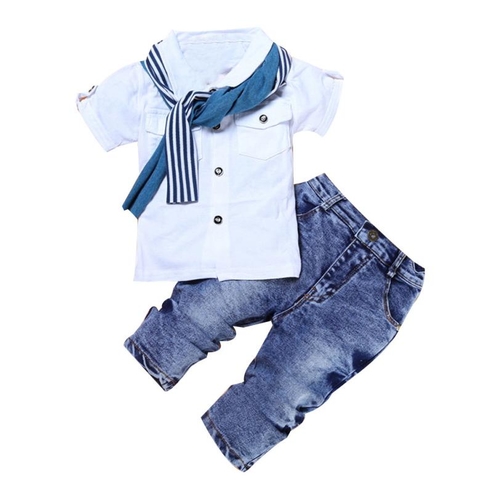 1 Set Kids Baby Boys Short Sleeve T Shirt