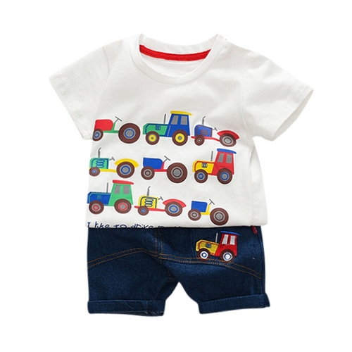 Summer Baby Boys Fashion Clothes Suit Kids Baby