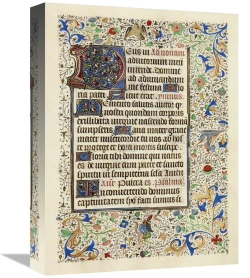 Global Gallery GCS-454766-1216-142 12 x 16 in. Decorated Text Page Art