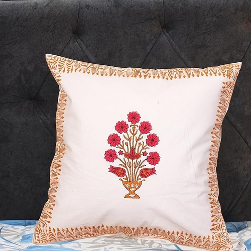 Hand Block Print Cushion Covers, Designer Decorative Hand Made Cushion