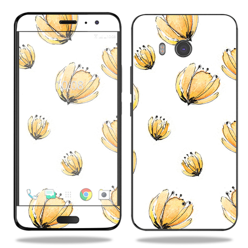MightySkins HTCU11-Yellow Poppy Skin for HTC U11 - Yellow Poppy