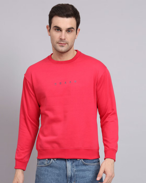 Logo Print Round-Neck Sweatshirt