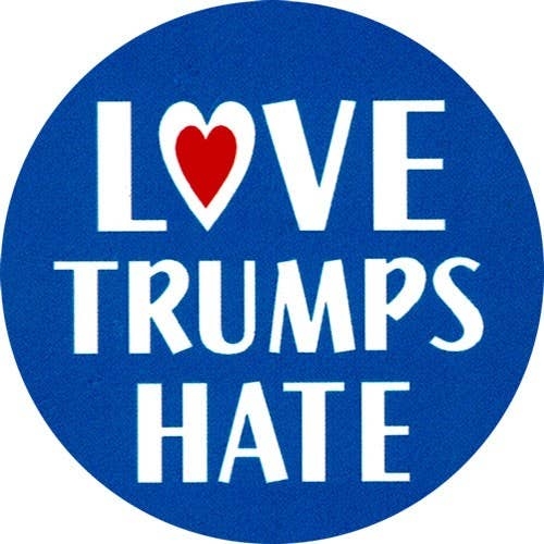 3 Inch Cloth Patch Love Trumps Hate