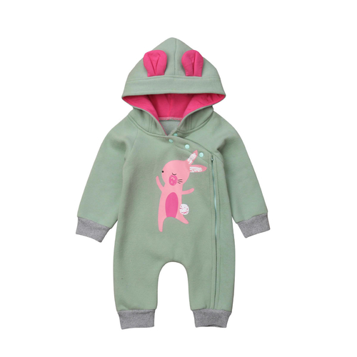 Baby Cute Hooded Warm One piece Romper Newborn