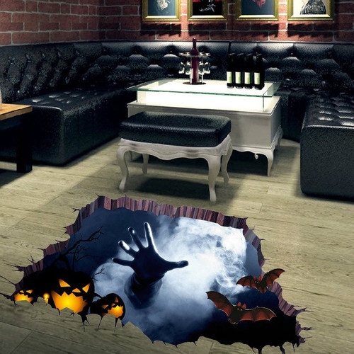 3D Halloween Floor Sticker Living Room Bedroom
