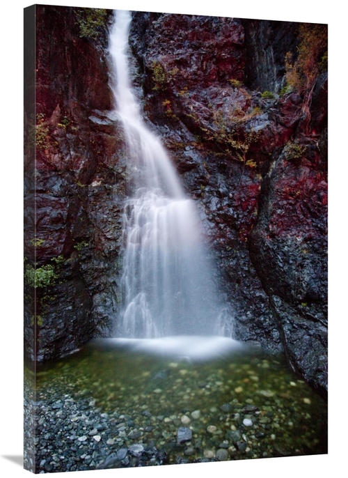 Global Gallery GCS-395457-2436-142 24 x 36 in. Waterfall in Creek Alon