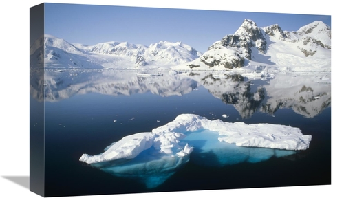 Global Gallery GCS-451350-1218-142 12 x 18 in. Ice Floe & Mountains