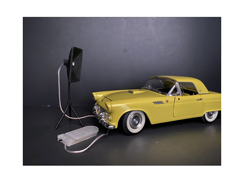 Photographer Lighting Kit, Set of 2 Lights for 1/24 Scale Models by