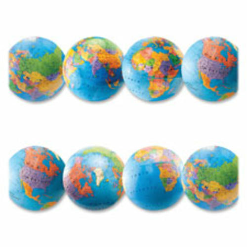 Hygloss Products HYX33619 Globe Design Border Strips, 12 Per Pack
