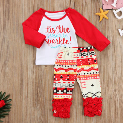 Newborn Toddler Infant Baby Girls Long Sleeve Tops