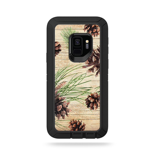 MightySkins OTDSGS9-Pine Collage Skin for Otterbox Defender Galaxy S9 