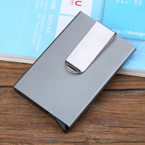 luxury credit card holder Men Women Aluminum Slim