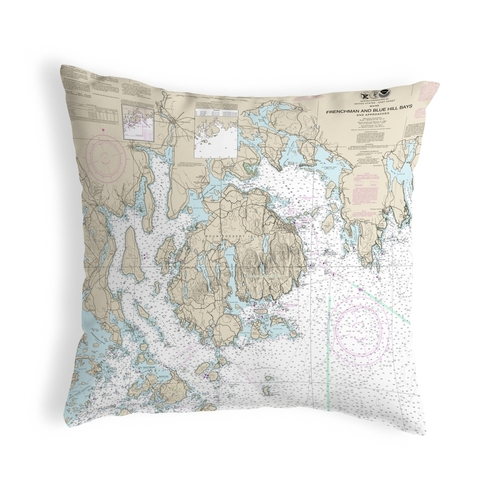 Betsy Drake NC13312MT Frenchman & Blue Hill Bays, ME Nautical Map 