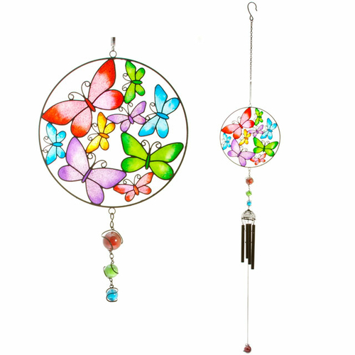 Circle Butterfly Windchime