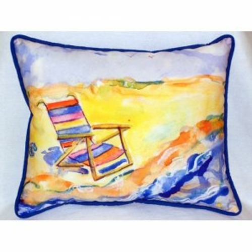 Betsy Drake ZP518 Betsys Chair Indoor & Outdoor Throw Pillow, 20 x