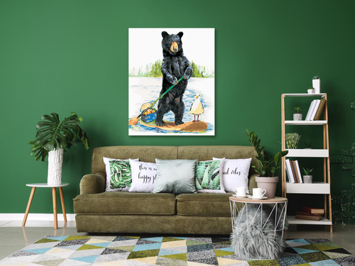 Paint by Numbers - BEAR ON A BOAT (HOLLY SIMENTAL)