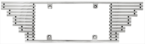 IPCW CWL-851D Billet License Plate Frame 8Mm Billet Stepped Edge Exten