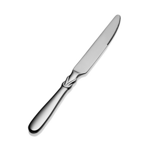 Bon Chef S2312 9.17 in. Forever Euro Solid Handle Dinner Knife, Pa