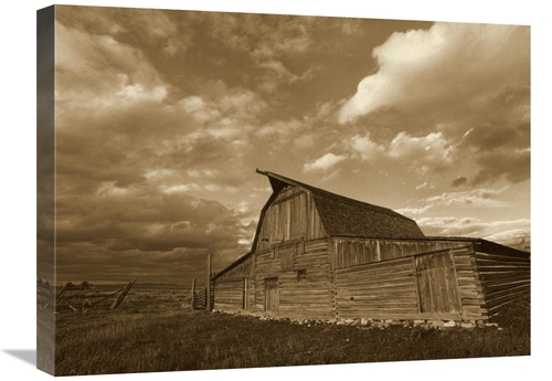 Global Gallery GCS-450509-1824-142 18 x 24 in. Mormon Row Barn, Gr