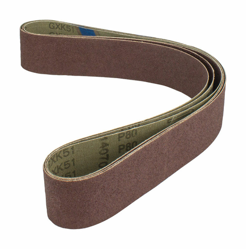 Norse 1893098 Norse Sanding Belt - 2 x 42 in., 80 Grit - Pack of 3