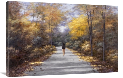 Global Gallery GCS-393980-2436-142 24 x 36 in. Quiet Walk Art Print - 