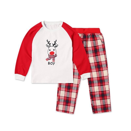 2018 Christmas Family Matching Deer Pyjamas Set