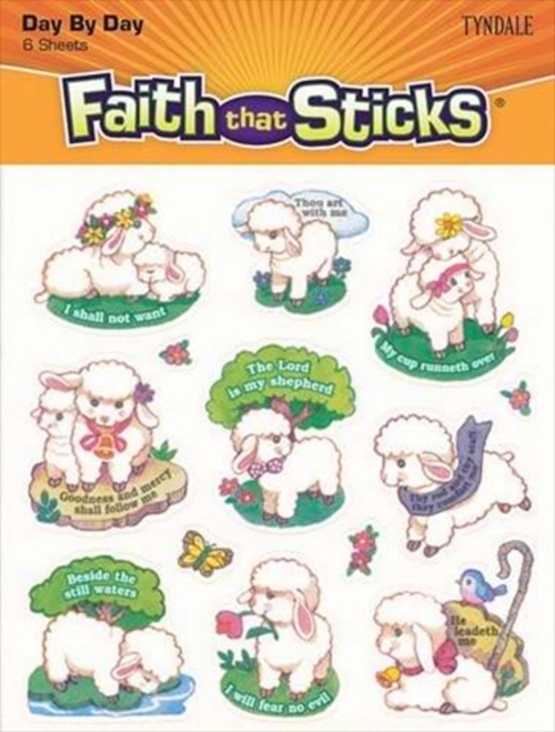 Standard Publishing 110041 Sticker Lord Is My Shepherd 6 Sheets Faith 