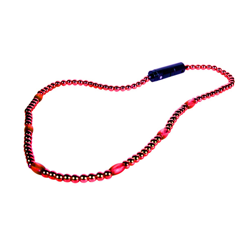 Blinkee 95013 LED Necklace with Red Beads