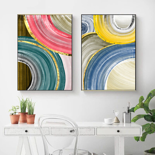 Minimalist Wall Art Abstract Canvas Painting
