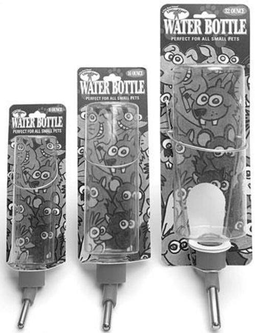 Miller CPB16 16 oz. Clear Small Animal Water Bottle - Guinea Pig