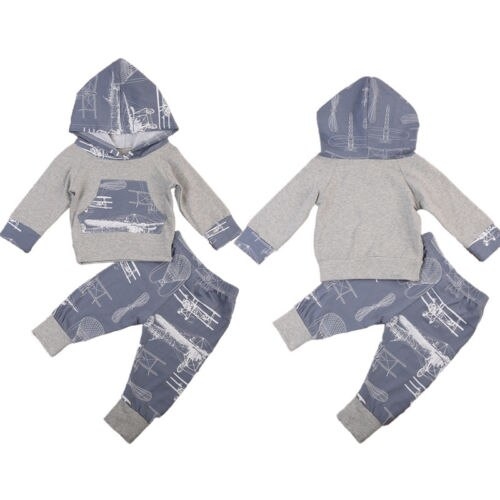Cute Newborn Toddler Baby Boy Girls Autumn Set