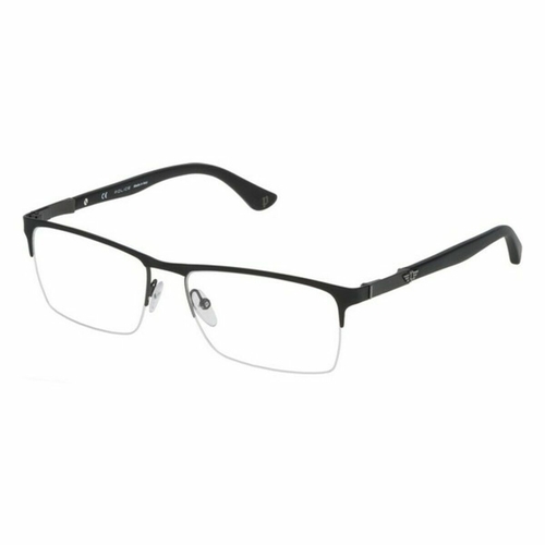Men'Spectacle frame Police VPL4655708H5 Black (ø 57 mm)