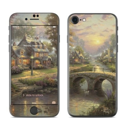 DecalGirl AIP8-LAMPLANE Apple iPhone 8 Skin - Sunset On Lamplight Lane