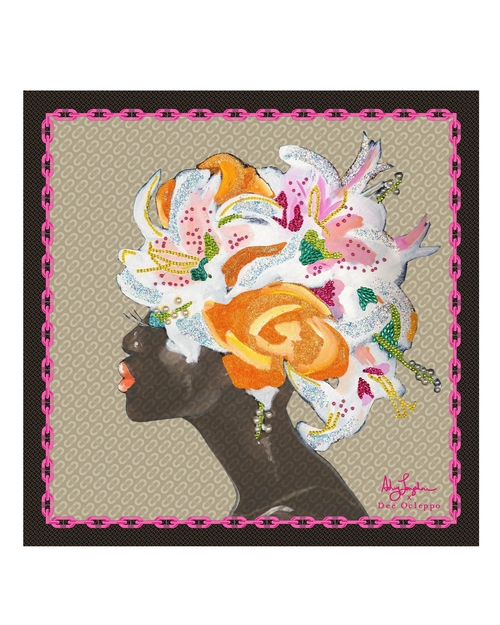 Dee X Ashley Longshore Italian Silk Scarf