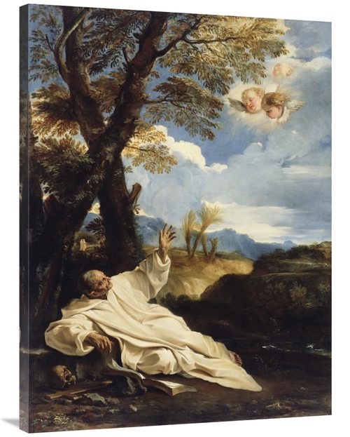 Global Gallery GCS-456802-3040-142 30 x 40 in. The Vision of Saint Bru