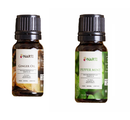 Ginger oil  Peppermint Essential Oil Pack of 2