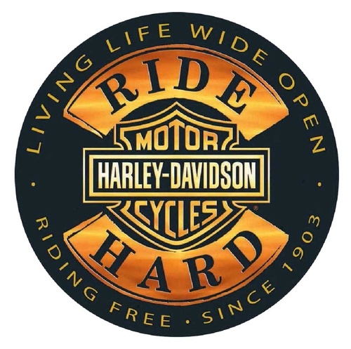 3 Inch Cloth Patch Ride Hard Motor Cycles