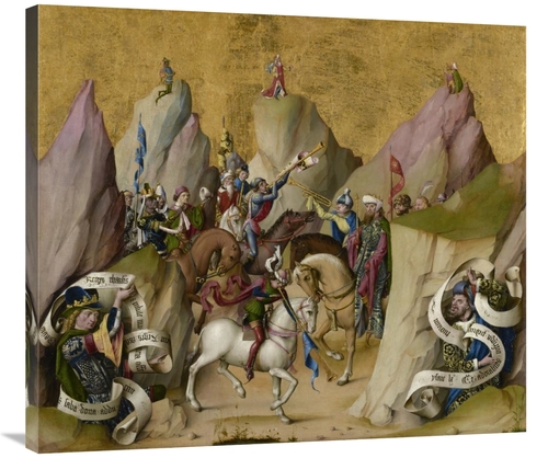 Global Gallery GCS-456122-36-142 36 in. The Meeting of the Three Kings