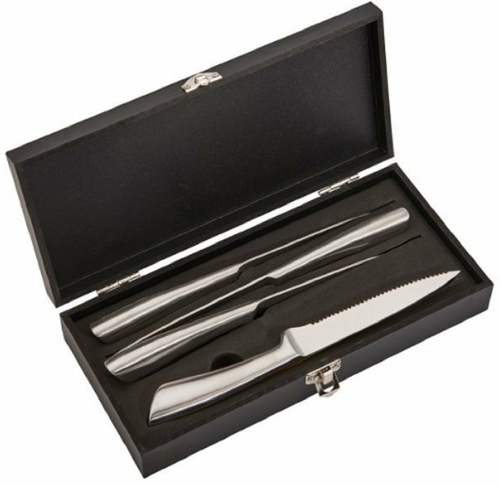 Creative Gifts International 015831 9 in. Stainless Steel Knives in Bl