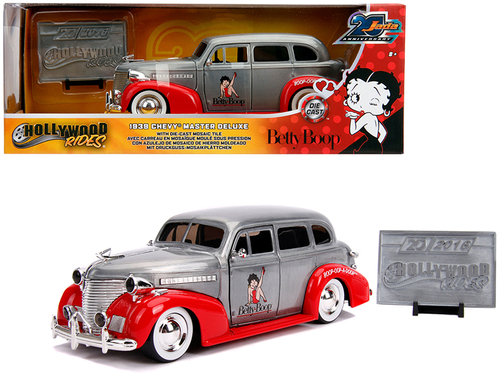 1939 Chevrolet Master Deluxe Raw Metal and Red \Betty Boop\"