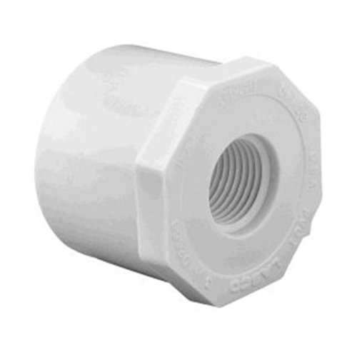 Lasco Fittings PV437420 4 in. Spigot 2 in. Socket PVC Reducer