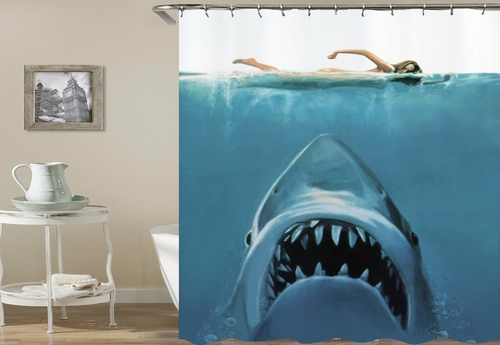 Shark Attack! Shower Curtain