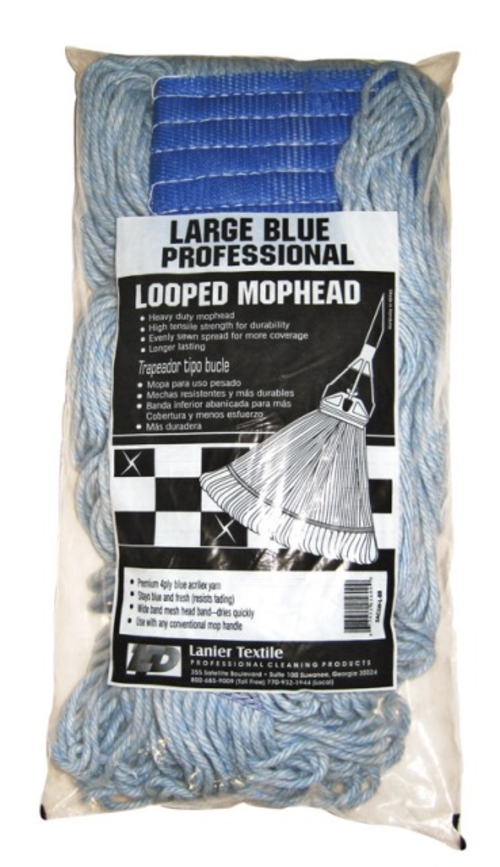 Lanier 113-LOOPED-BB Looped Mop Head  Blue