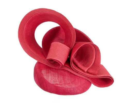 Stunning red racing fascinator