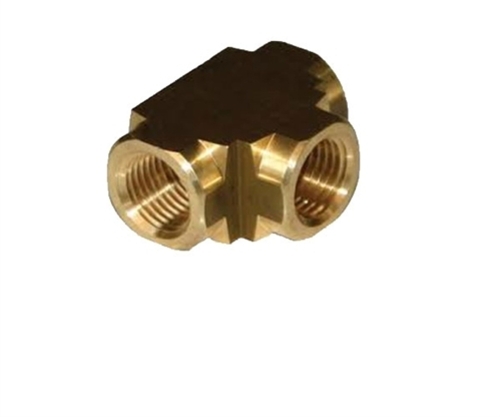 Airbagit FIT-NPT-TEE-FEMALE-04 Tee Female 0. 12 in. Female NPT x 0. 25