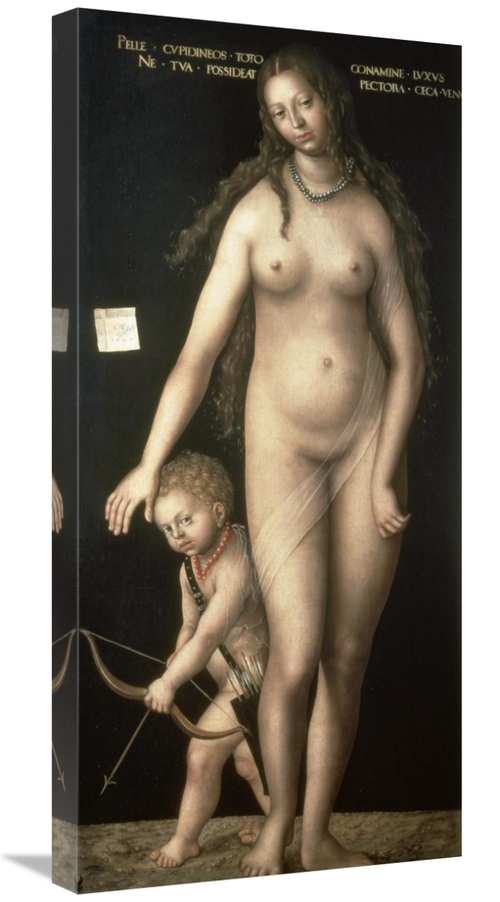 Global Gallery GCS-277148-30-142 30 in. Venus & Amor Art Print - Lucas