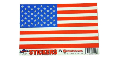 Barjan 0452000 AMERICAN FLAG FOIL STICKER