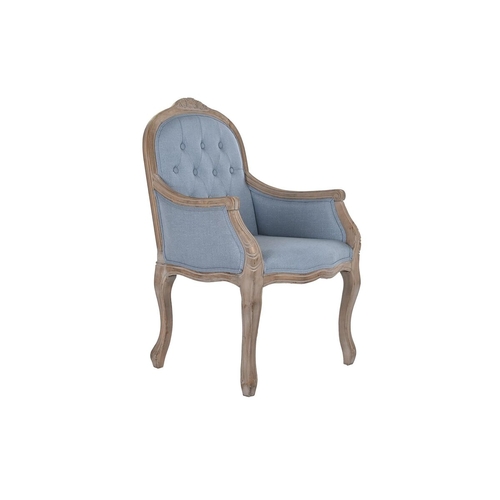 Dining Chair DKD Home Decor Blue Natural 30 x 40 cm 62 x 55 x 100 cm