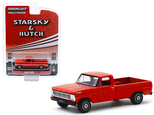 1969 Ford F-100 Pickup Truck Red \Starsky and Hutch\" (1975-1979) TV